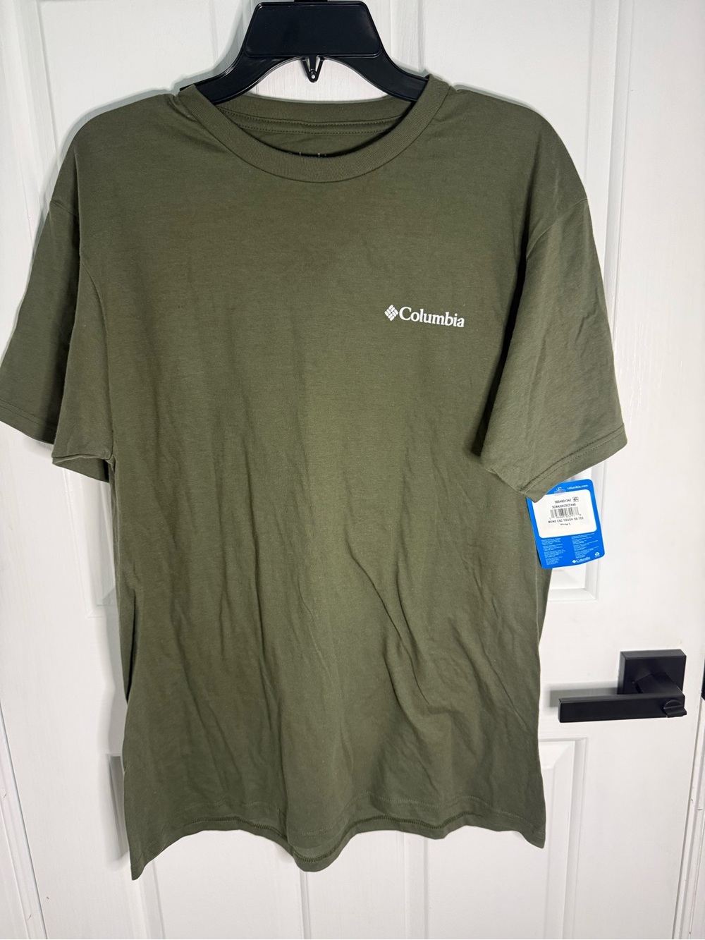 Columbia Olive Green Logo Short Sleeve Tee
